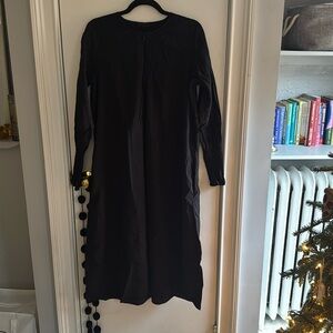 Cos Black Dress with Pockets EU 40